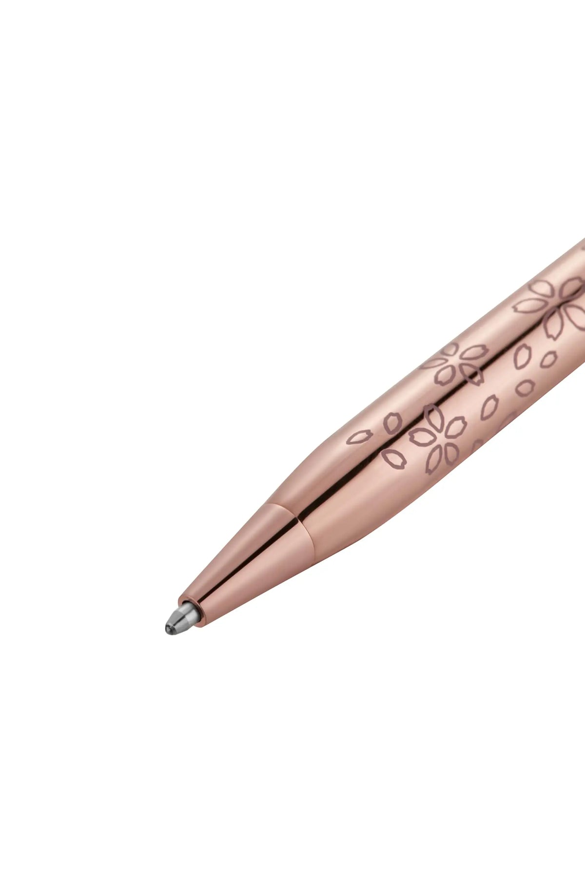 Cross Century II Cherry Blossom Rose Gold Ballpoint Pen with Polished Rose Gold Plated Trim cross