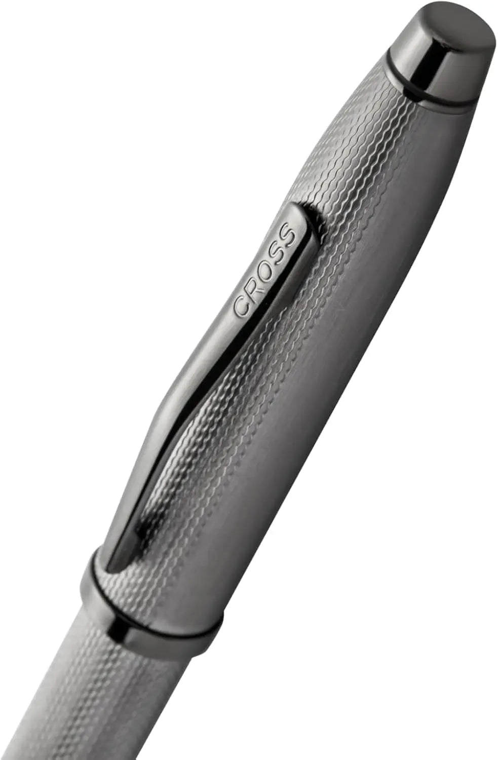 Cross Century II Polished Slate Gray Engraved Diamond Pattern with PVD Rollerball Pen - Professional Pen - Smooth Writing - Comfortable Grip - Black Ink - Durable Construction, Luxury gift Box cross