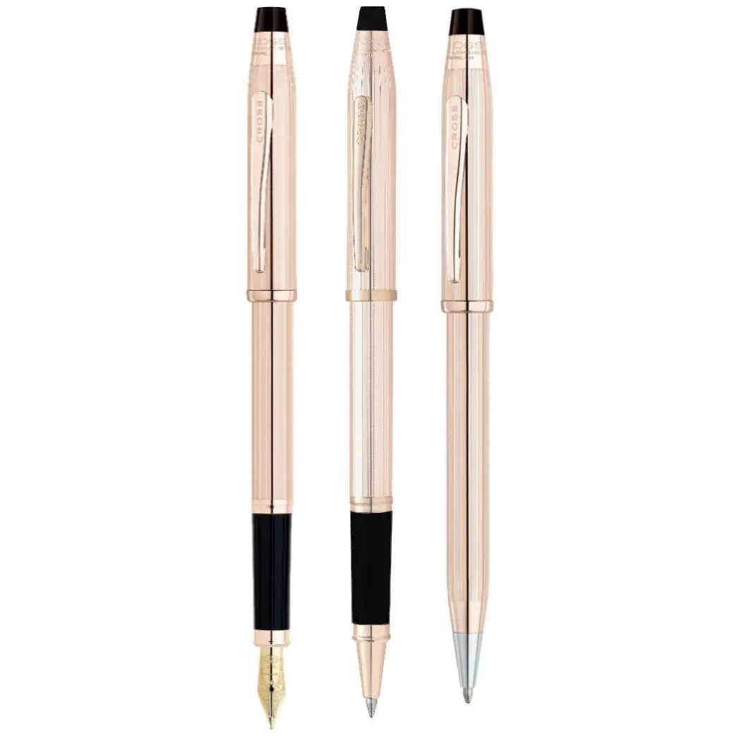 Cross Century II Refillable Ballpoint Pen, Medium Ballpen, Includes Luxury Gift Box - 10 Carat Gold-Filled Cross