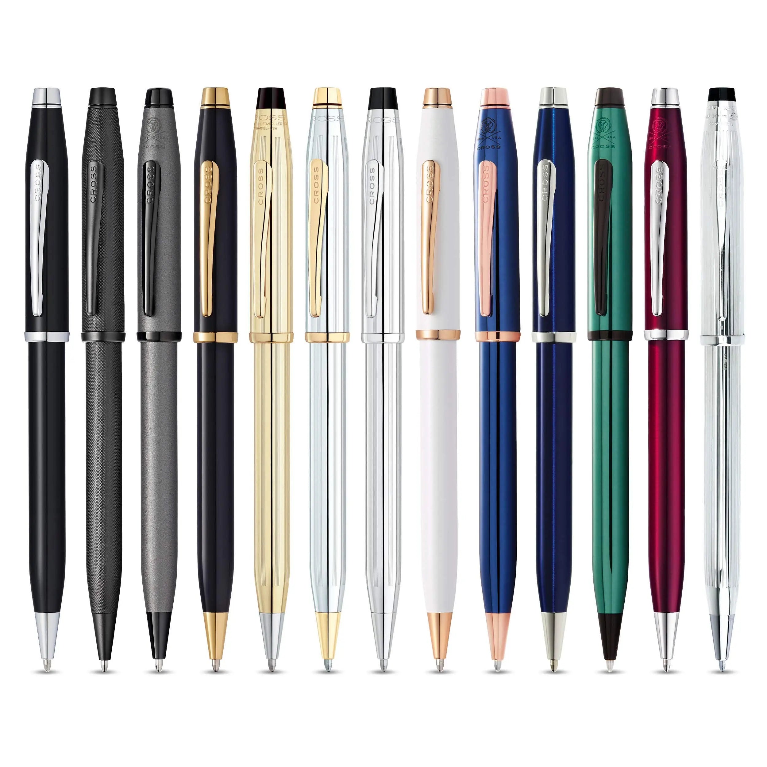 Cross Century II Refillable Ballpoint Pen, Medium Ballpen, Includes Premium Gift Box - Medalist Chrome Cross