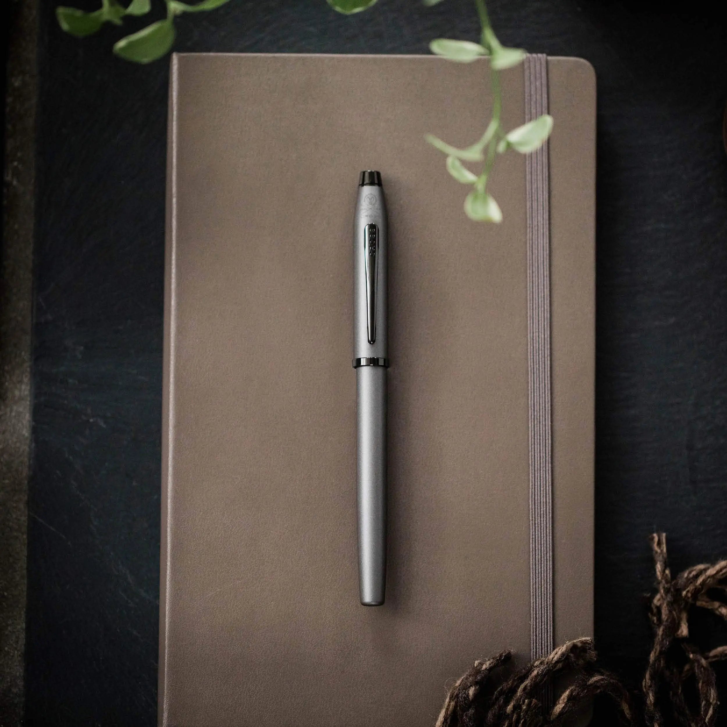 Cross Century II Refillable Fountain Pen, Fine Nib, Includes Luxury Gift Box - Translucent Cobalt Blue Lacquer Cross