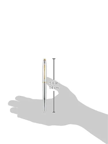 Cross Century II Refillable Gel Ink Rollerball Pen, Medium Rollerball, Includes Luxury Gift Box - Medalist Chrome Cross