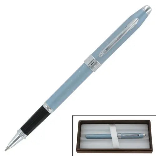 Cross Century II Starlight Rollerball Pen, Sky Blue, Black Ink, Medium Point, Each - AT0085DC-33 Cross