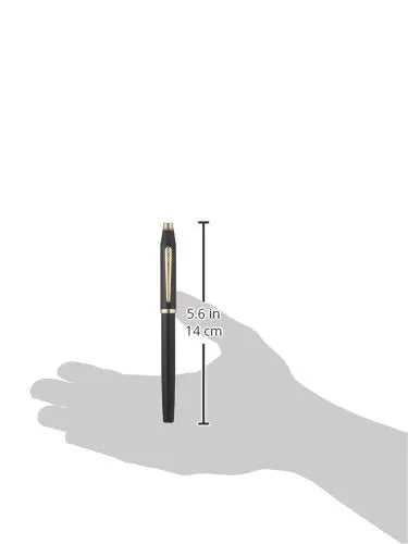 Cross Century II, Black, Selectip Rolling Ball Pen with 23 Karat Gold Plated Appointments (2504) - crosspenmall.com