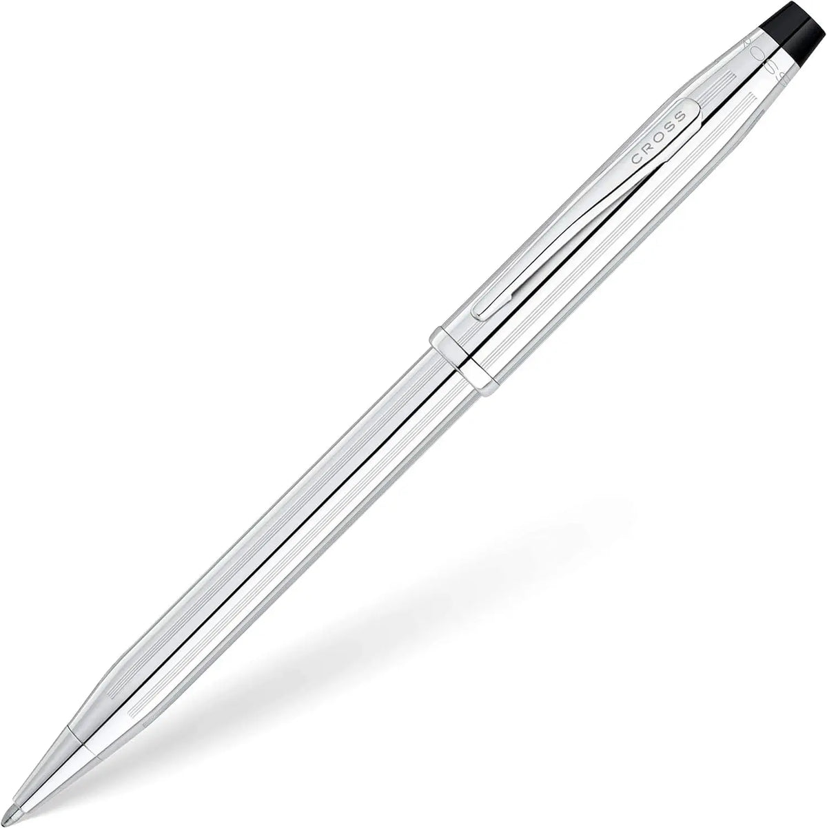 Cross Century® II Lustrous Chrome with incised Signature Fine lines on Barrel and Polished Chrome Appointments Ballpoint Pen cross