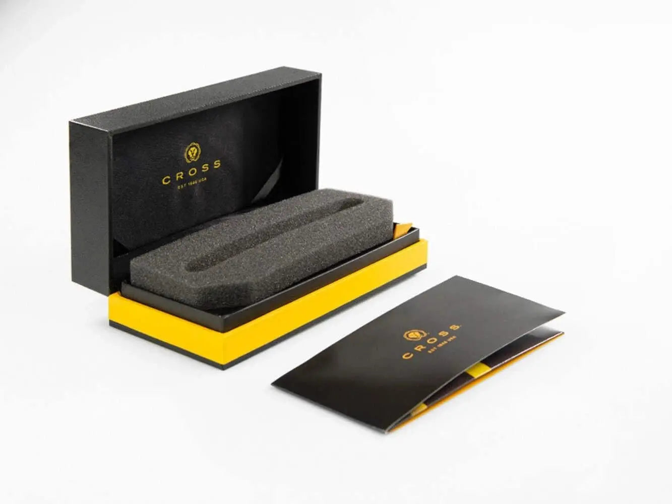 Cross Century® II Medalist® Polished Chrome with Incise Lines, 23KT Gold-Plated Appointments and 23KT Gold-Plated Medium Nib Fountain Pen in Luxury Gift Box Cross