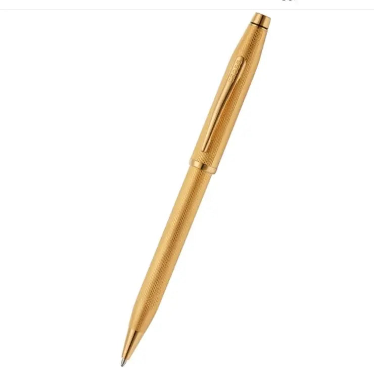 Cross Century® II Polished 23KT Gold-plated Diamond cut Pattern Ballpoint Pen Cross