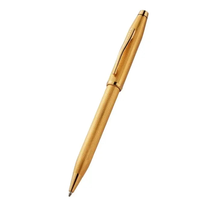 Cross Century® II Polished 23KT Gold-plated Diamond cut Pattern Ballpoint Pen Cross