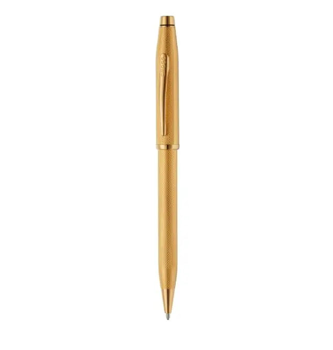 Cross Century® II Polished 23KT Gold-plated Diamond cut Pattern Ballpoint Pen Cross