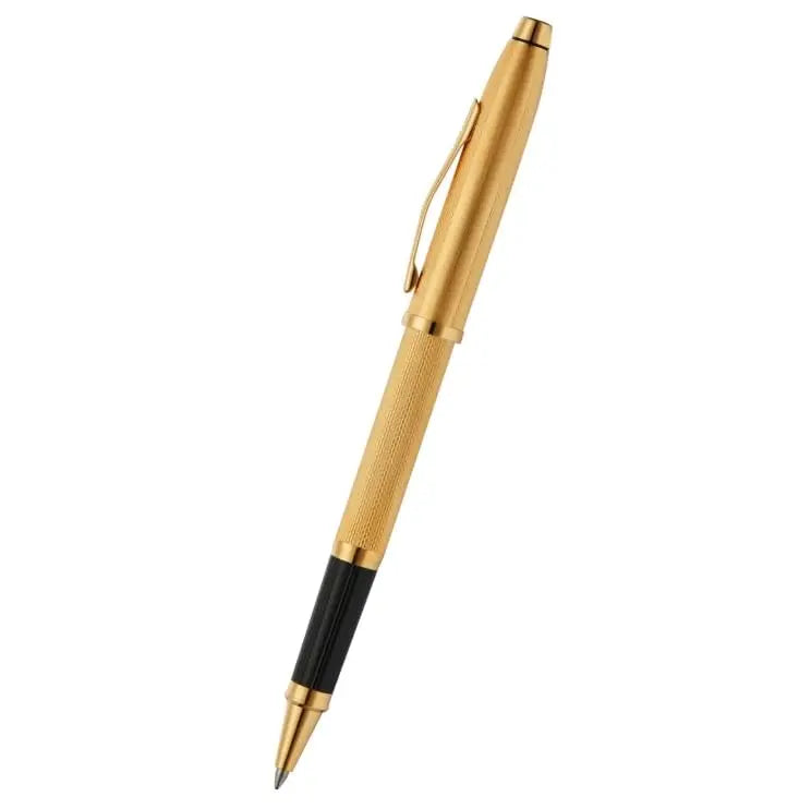 Cross Century® II Polished 23KT Gold-plated Engraved Diamond Pattern with 23KT Gold-plated Appointments Selectip Rollerball Pen Cross