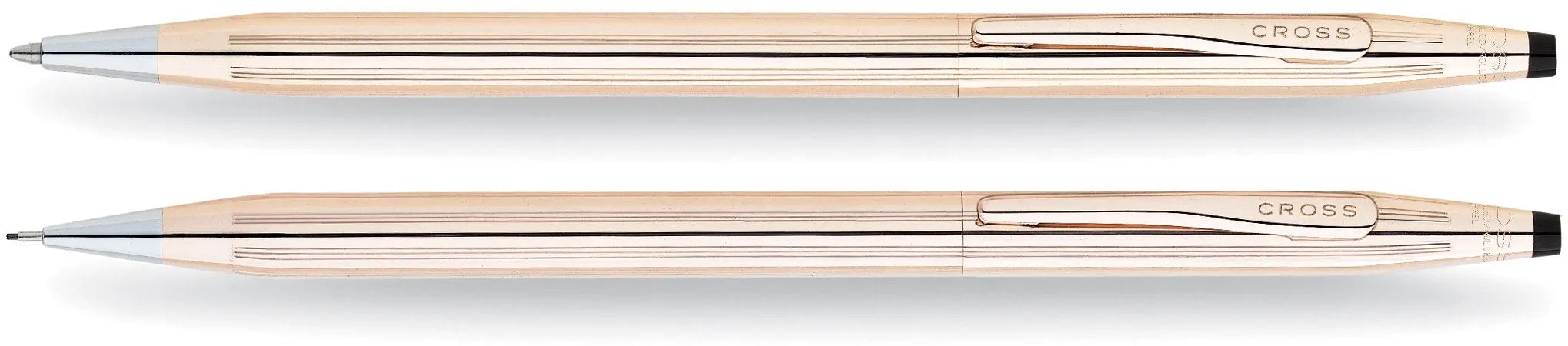 Cross Classic Century 14KT Gold  Ballpoint Pen and 0.7mm Pencil Set, Includes Premium Gift Box - Cross