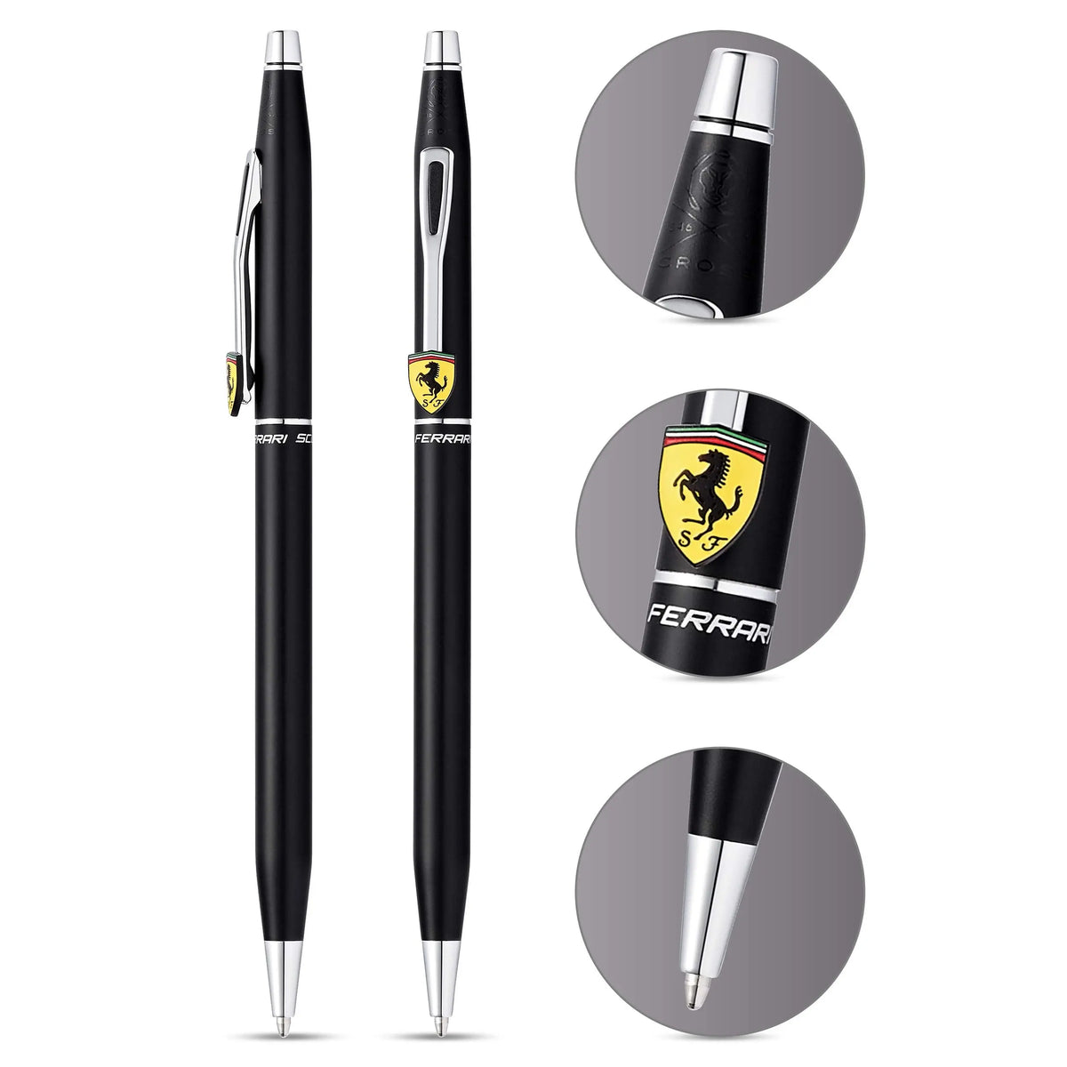 Cross Classic Century Collection for Scuderia Ferrari - Matte Black Lacquer Ballpoint Pen cross