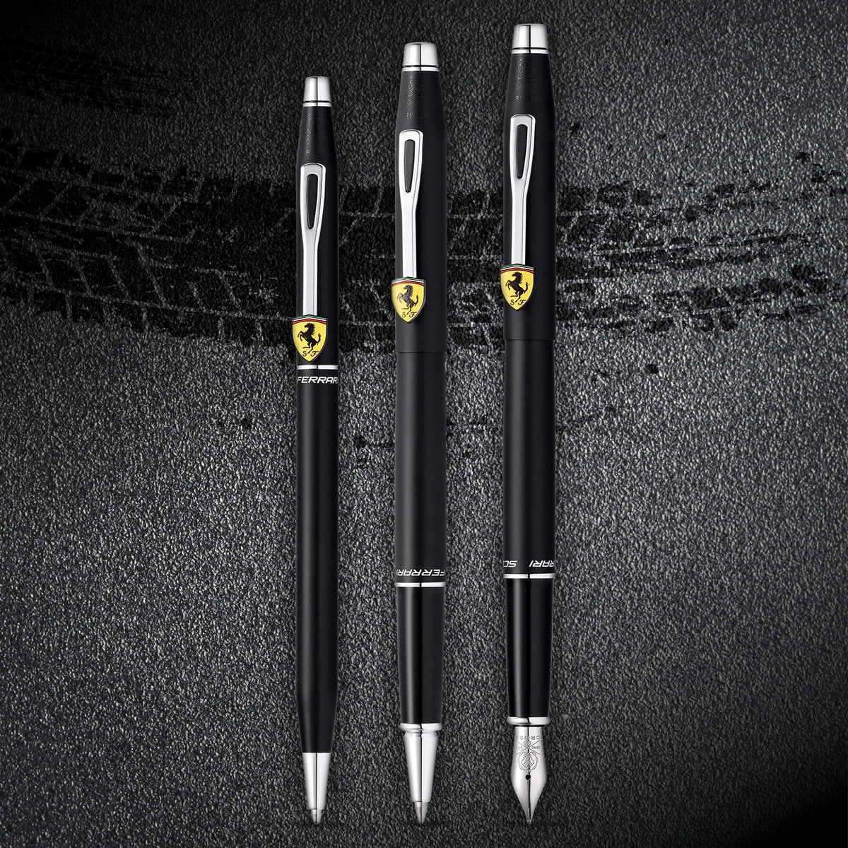 Cross Classic Century Collection for Scuderia Ferrari - Matte Black Lacquer Ballpoint Pen cross