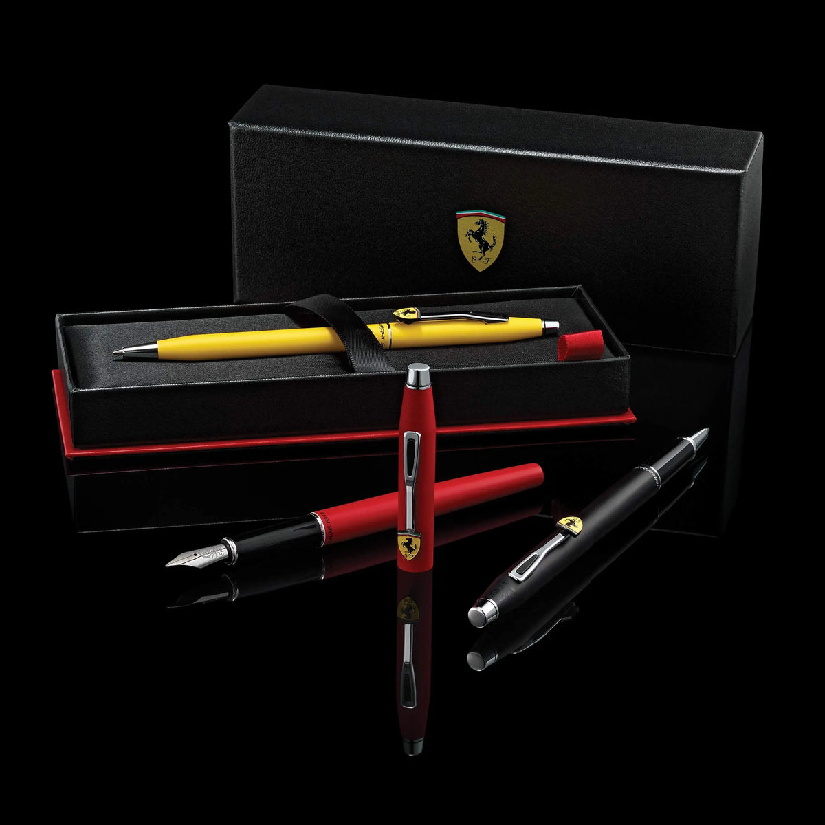 Cross Classic Century Collection for Scuderia Ferrari - Matte Black Lacquer Ballpoint Pen cross
