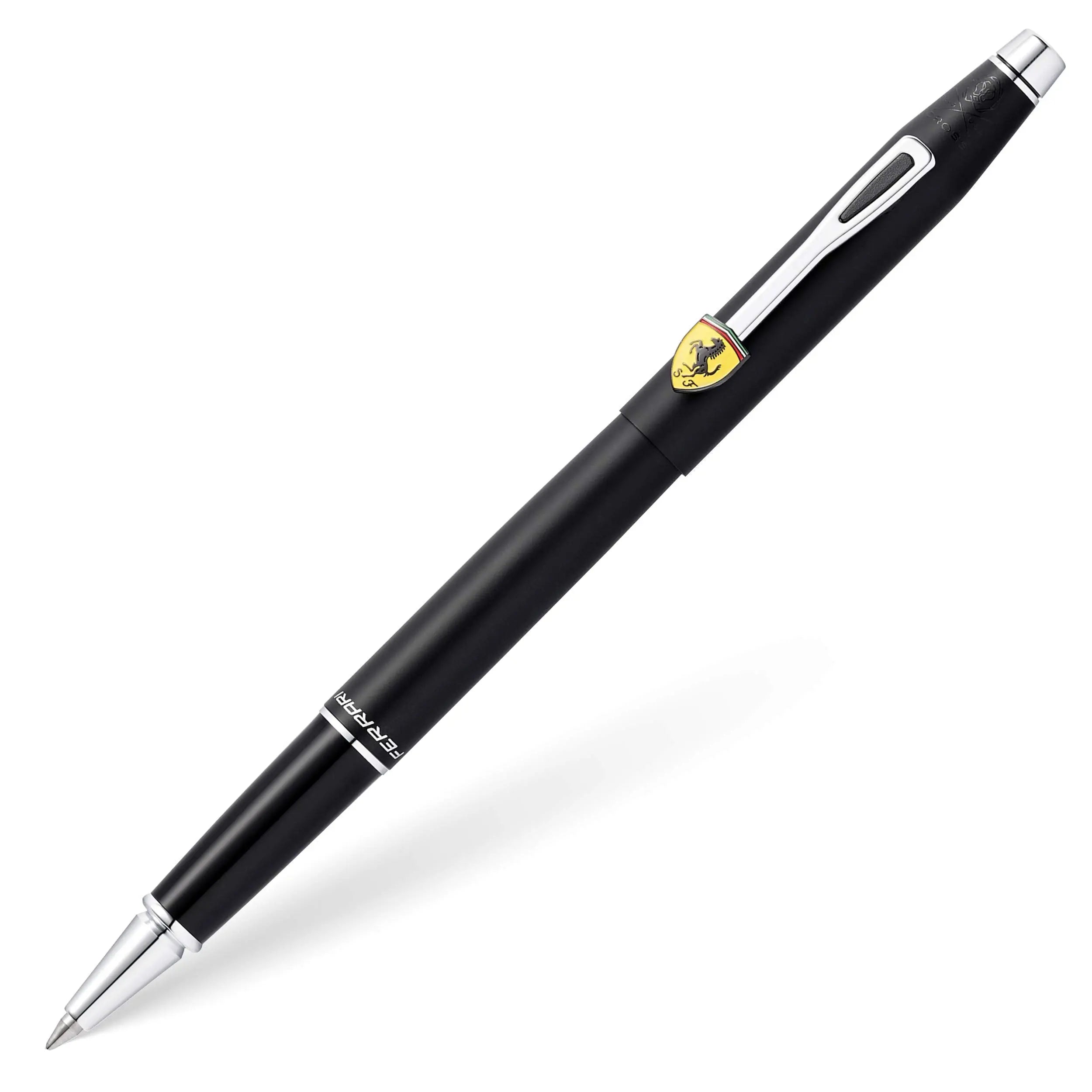 Cross Classic Century Collection for Scuderia Ferrari - Matte Black Lacquer Rollerball Pen - crosspenmall.com