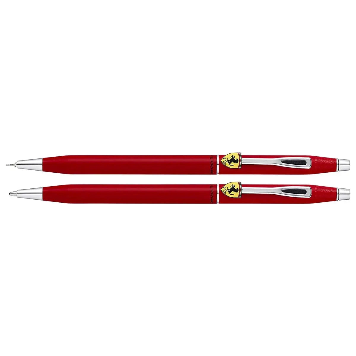 Cross Classic Century Collection for Scuderia Ferrari - Matte Rosso Corsa Red Ballpoint Pen and Pencil Set (FR0081-117) Cross