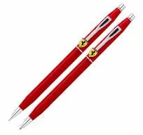 Cross Classic Century Collection for Scuderia Ferrari - Matte Rosso Corsa Red Ballpoint Pen and Pencil Set (FR0081-117) Cross