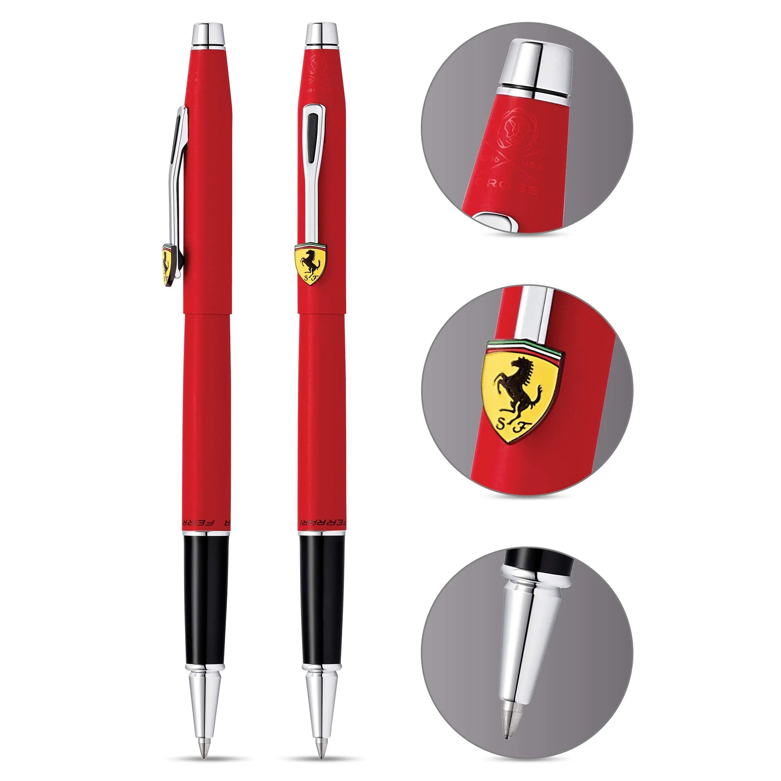 Cross Classic Century Collection for Scuderia Ferrari - Matte Rosso Corsa Red Lacquer Rollerball Pen Cross