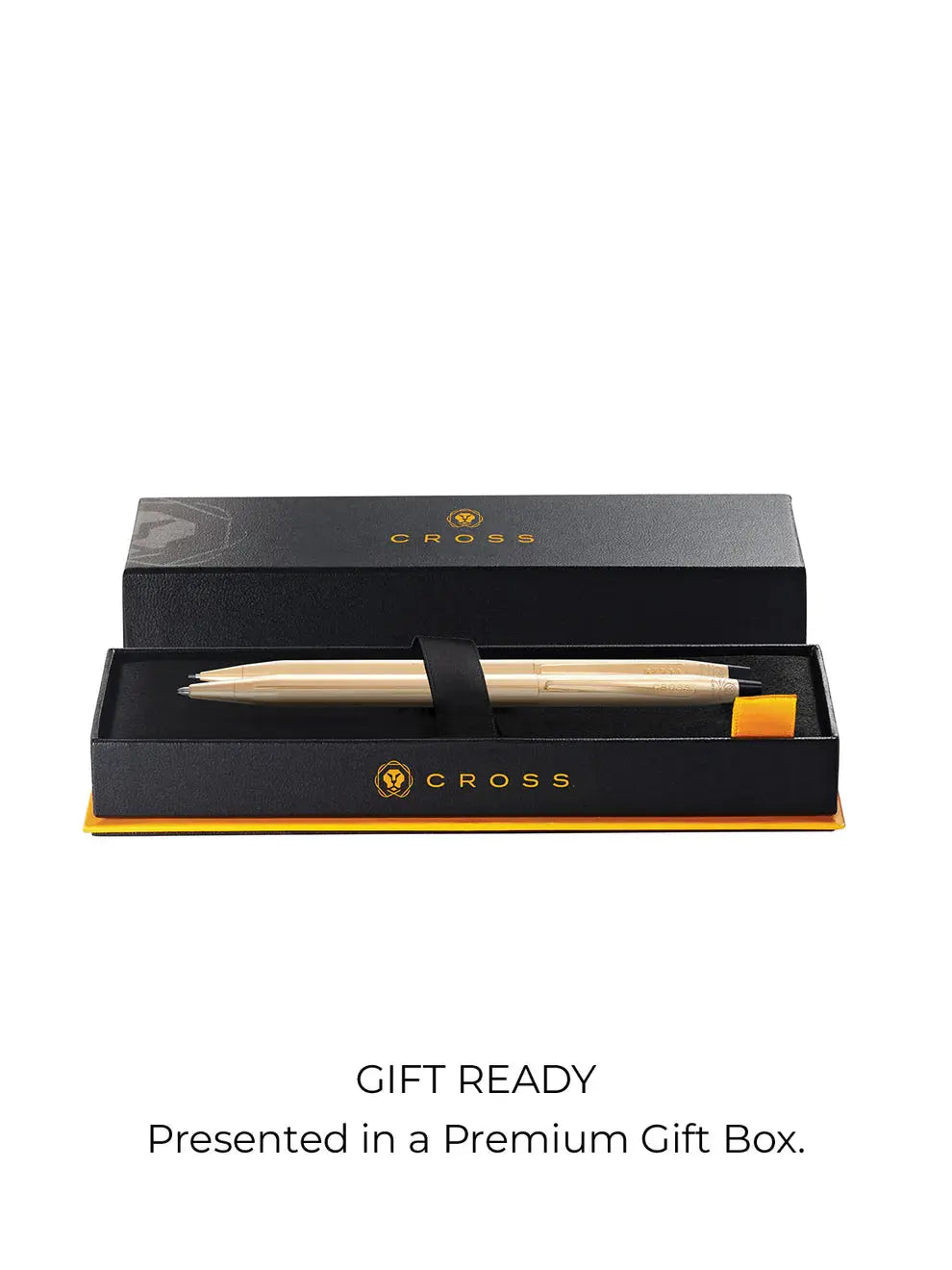 Cross Classic Century Refillable Fine Ballpoint Pen and 0.7mm Pencil Set, Includes Premium Gift Box - 10 Carat Gold Filled (Copy) Cross