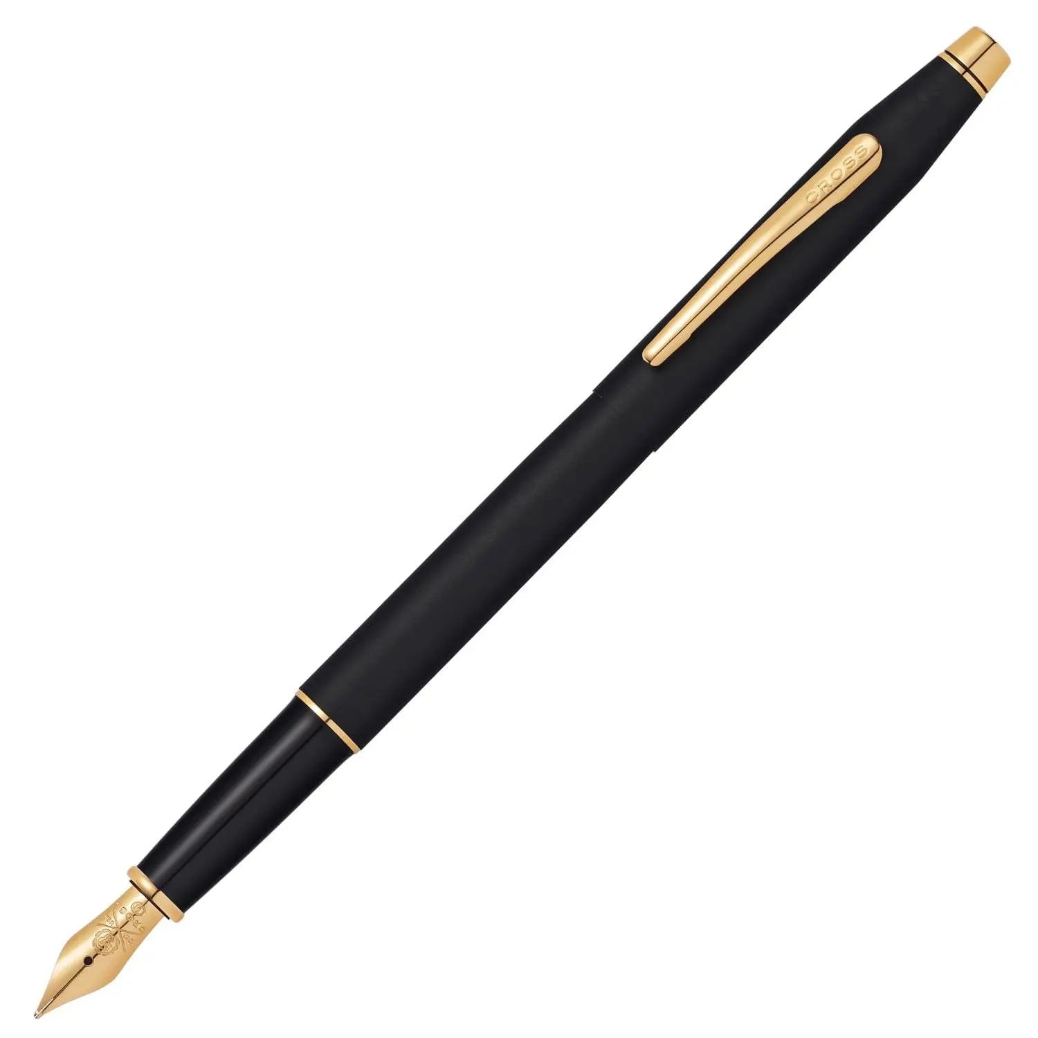 Cross Classic Century Refillable Fountain Pen, Medium Nib, Includes Luxury Gift Box - Classic Black - crosspenmall.com