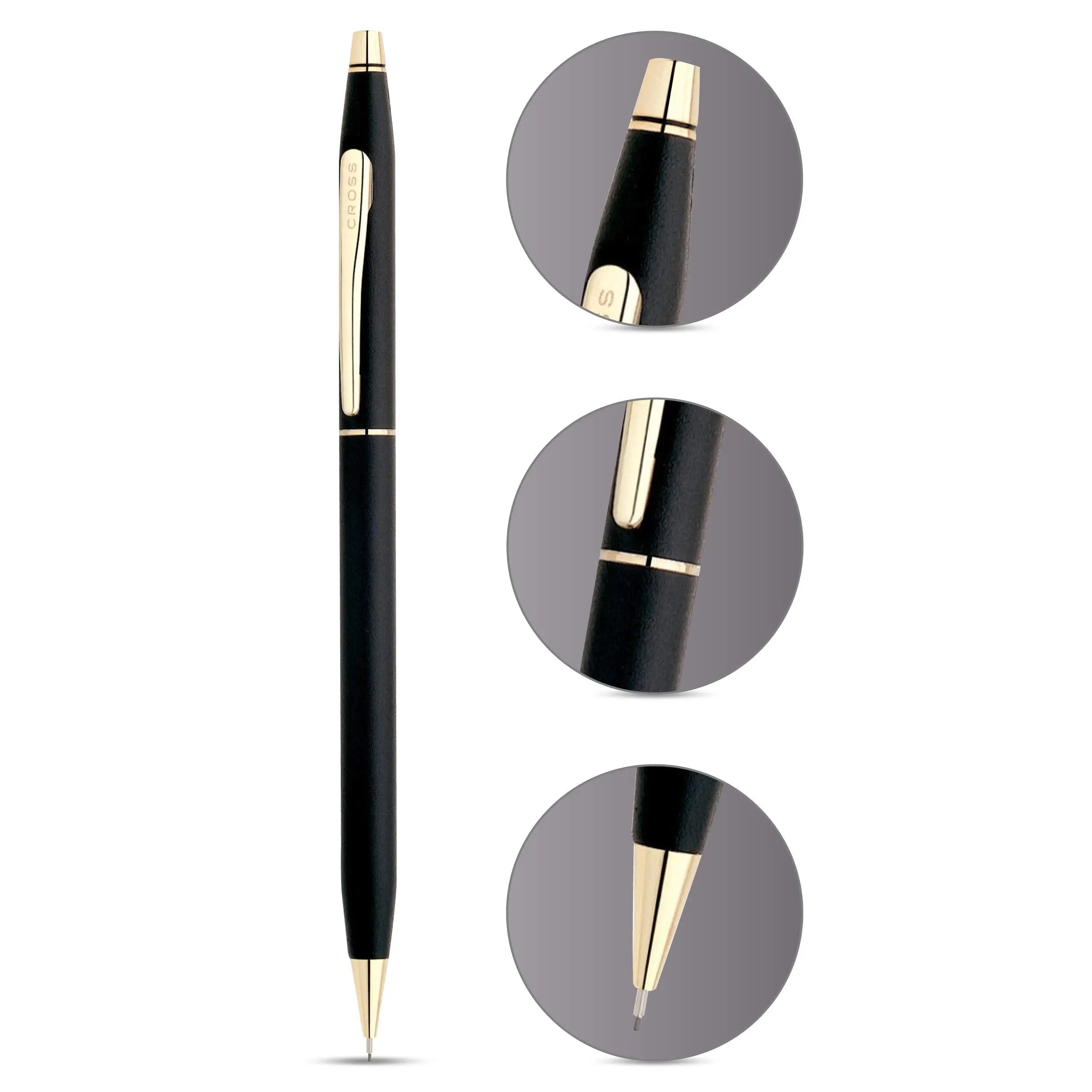 Cross Classic Century Refillable Pencil, 0.7mm, Includes Premium Gift Box - Classic Black - crosspenmall.com