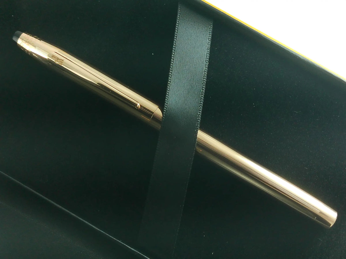 Cross Classic Century Rollerball Pen, 14KT Gold Filled, Selectip, Made in USA cross