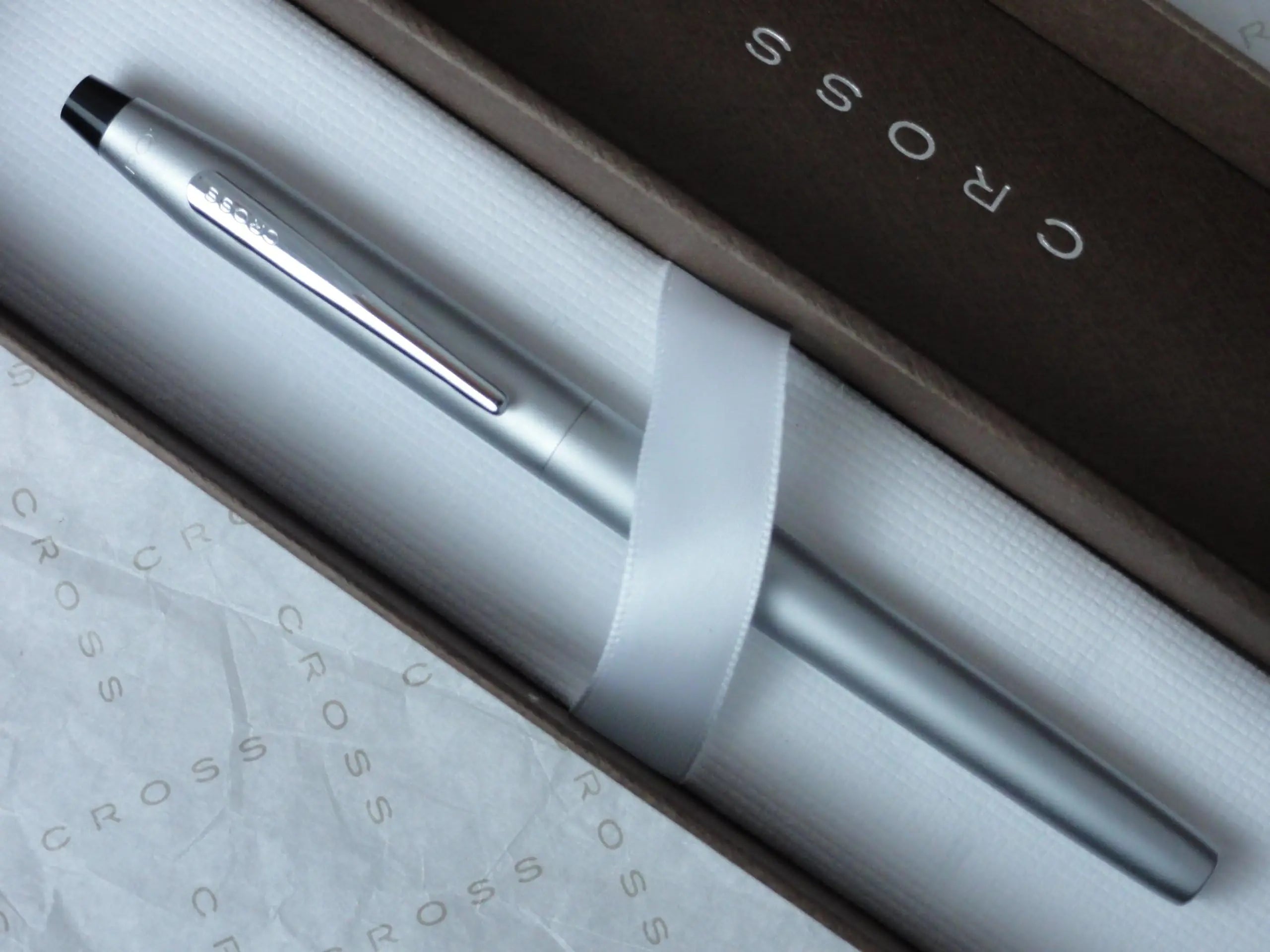 Cross Classic Century Selectip Rollerball Pen, Pearl Matte Satin, Medium Point, Refillable, in Premium Gift Box Cross