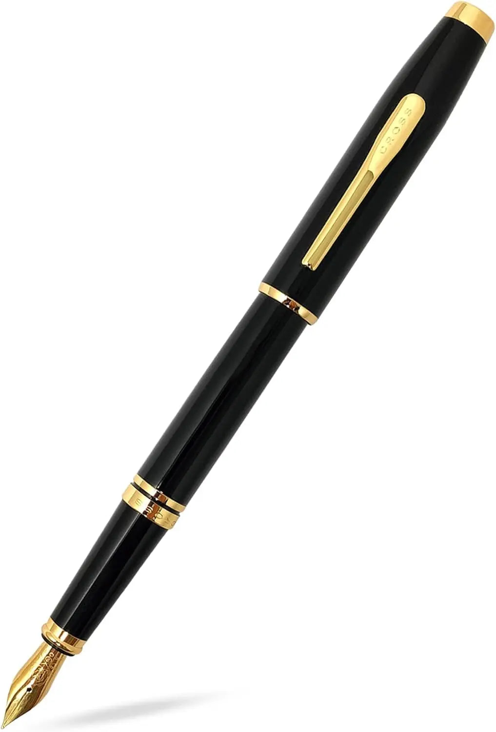 Cross Coventry Black Lacquer, Gold-Tone Fine Nib Fountain Pen cross