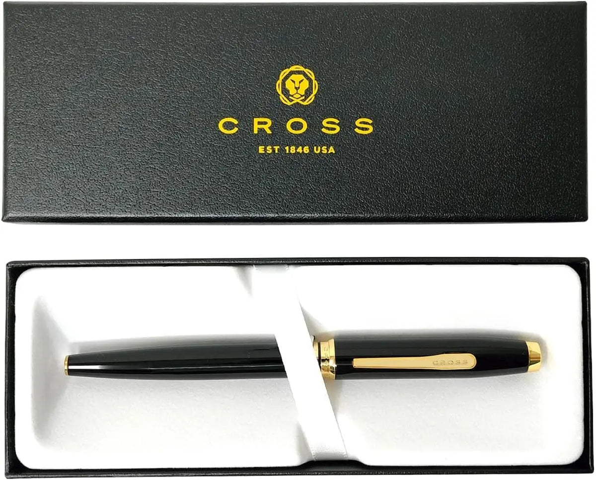 Cross Coventry Black Lacquer, Gold-Tone Fine Nib Fountain Pen cross