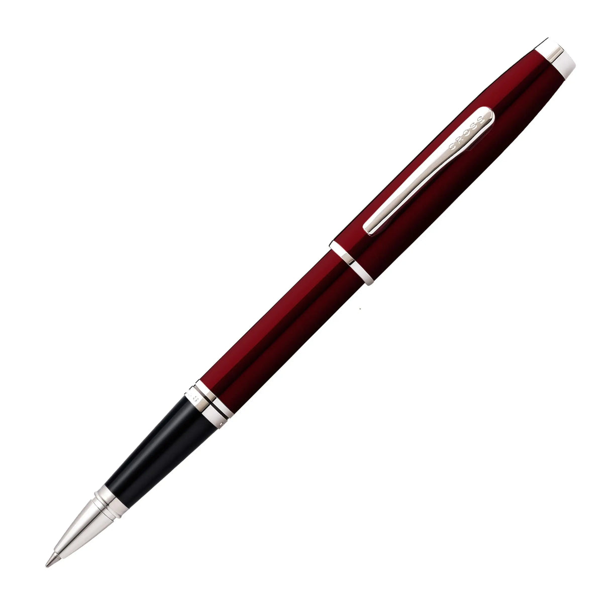 Cross Coventry Red Rollerball Pen with Rich Sheen and polished contrasting appointments in Luxury Gift Box cross