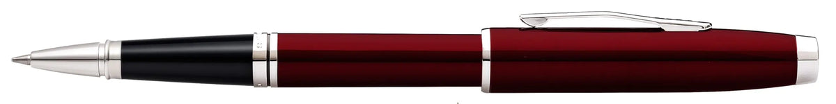 Cross Coventry Red Rollerball Pen with Rich Sheen and polished contrasting appointments in Luxury Gift Box cross