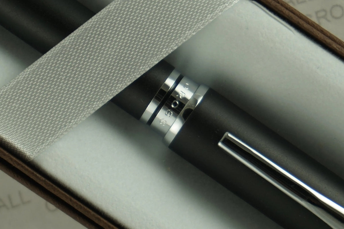 Cross Distinguished Century II Silhouette Coventory Matte Satin Black and Extremely Polished Appointments Ballpoint Pen cross