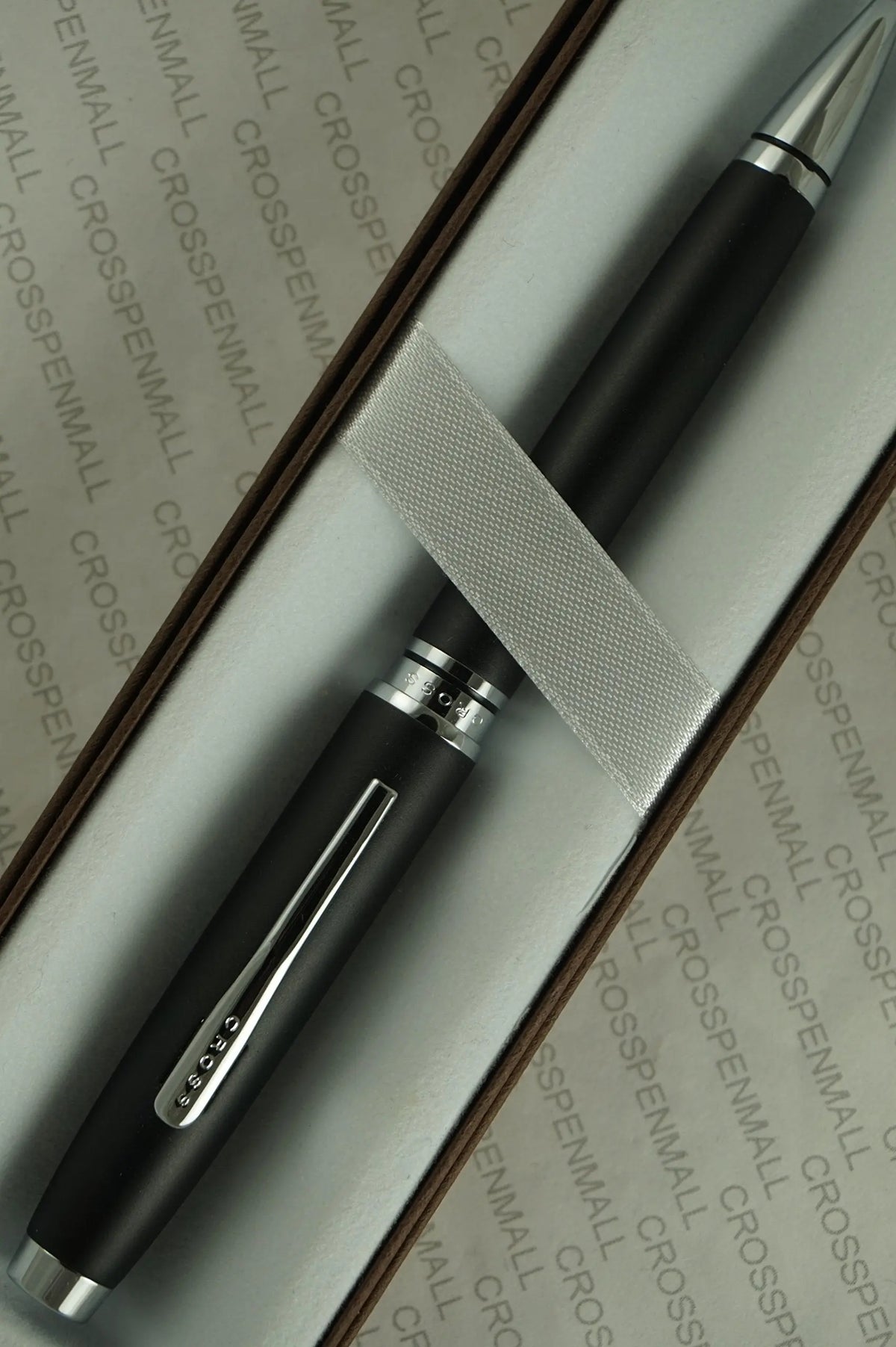 Cross Distinguished Century II Silhouette Coventory Matte Satin Black and Extremely Polished Appointments Ballpoint Pen cross