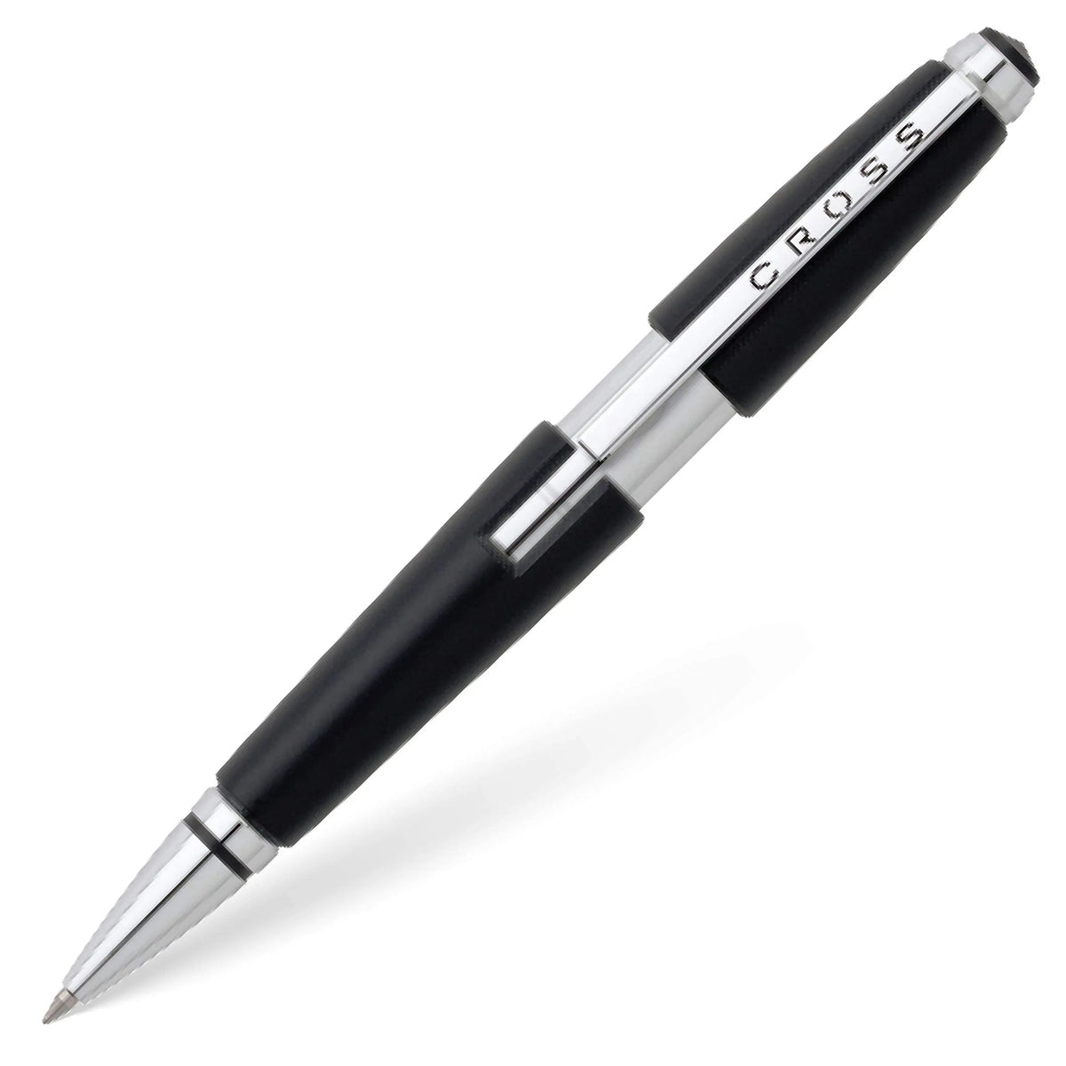 Cross Edge Lacquer Gel Rollerball Pen, Black Ink - Elegant Accessory for Effortless Writing - Capless Slide-Open & Snap-Shut Design - Ergonomic Shape - Comfortable Grip - Ideal Gift cross