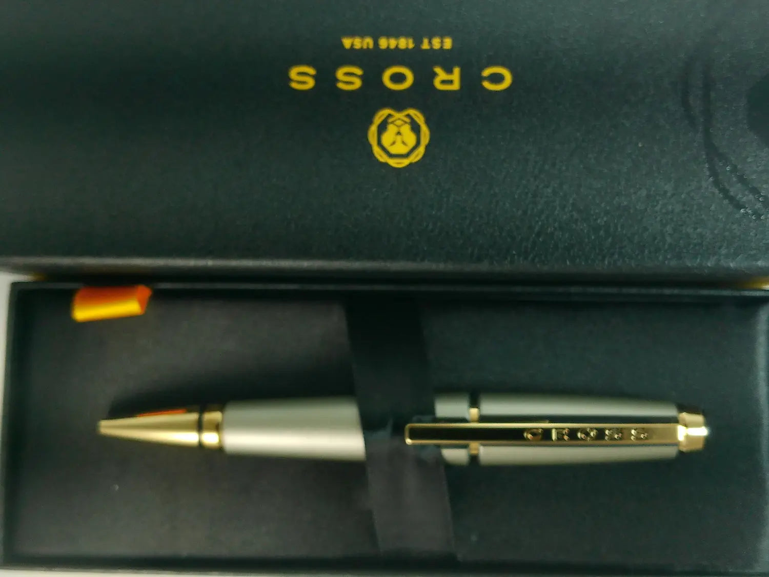 Cross Edge™ Sonic Titanium Lacquer with Gold PVD Appointments Selectip® Rollerball Pen Cross