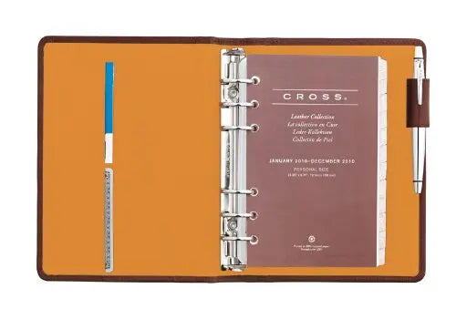 Cross Executive Essential Legacy Full Grain Italian Brown Leather Personal Agenda My Store