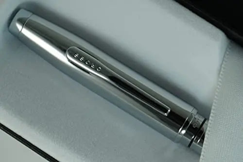 Cross Extremely Polished Chrome, Coordinated Classic Coventry Signature center Band medium Point Ballpoint Pen. - crosspenmall.com