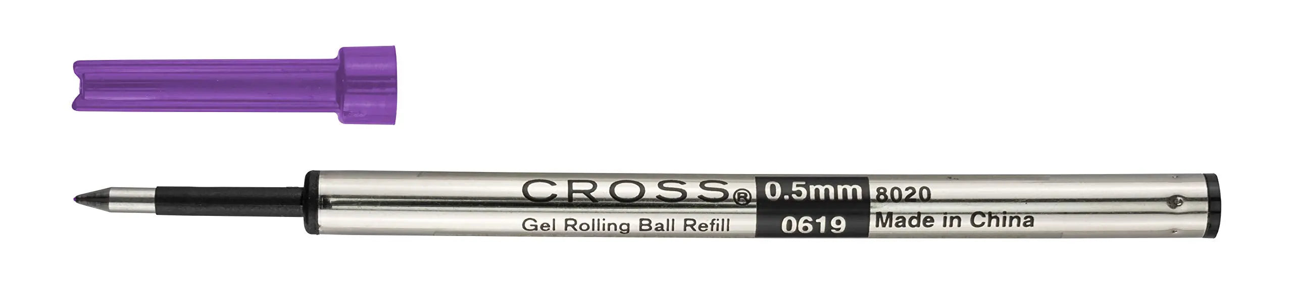 Cross Gel Rollerball Pen Refill - Purple Fine (0.5MM) - Single Pack Cross