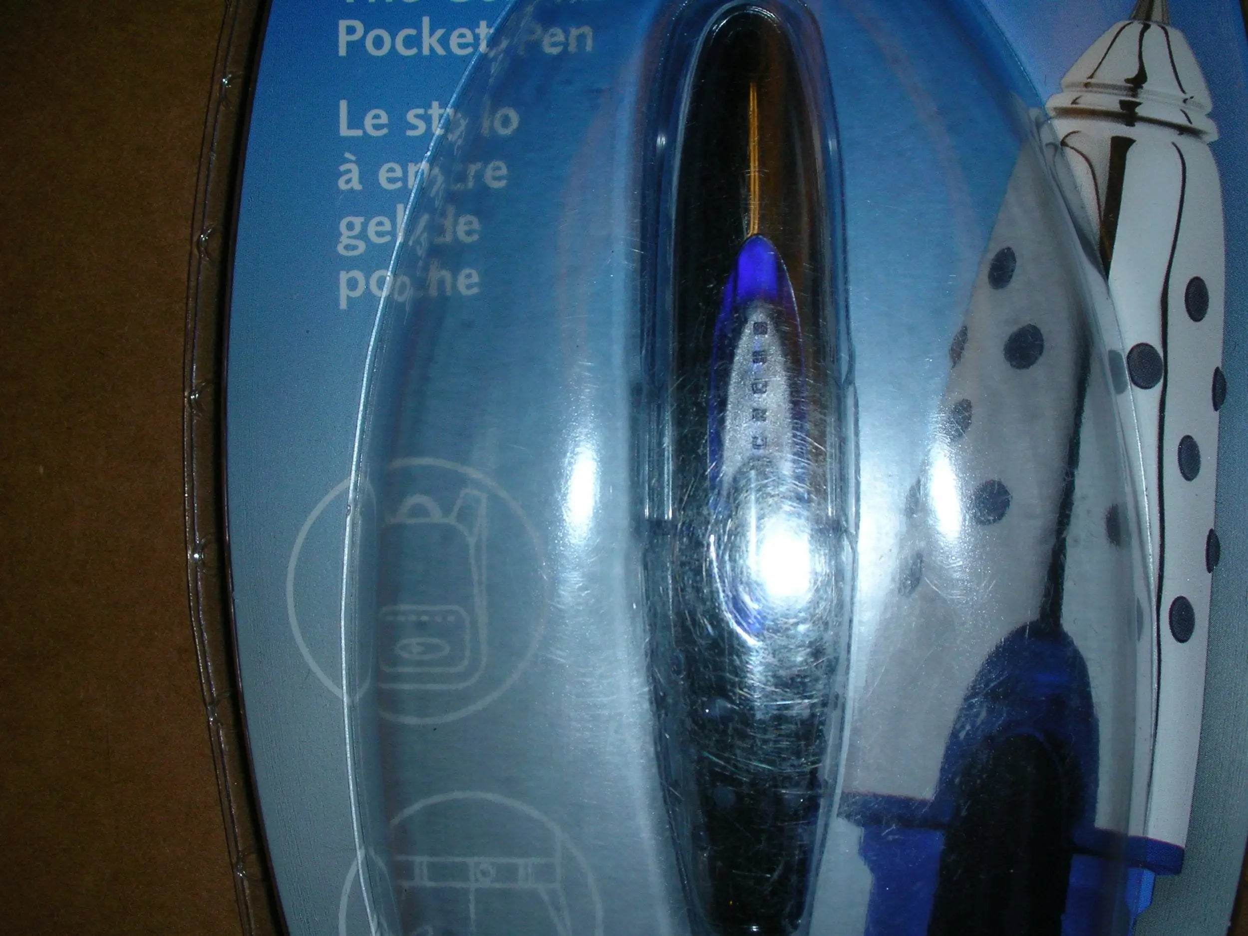 Cross Ion  Metal Blue  Gel Pen and Lanyard - 812-15 Cross