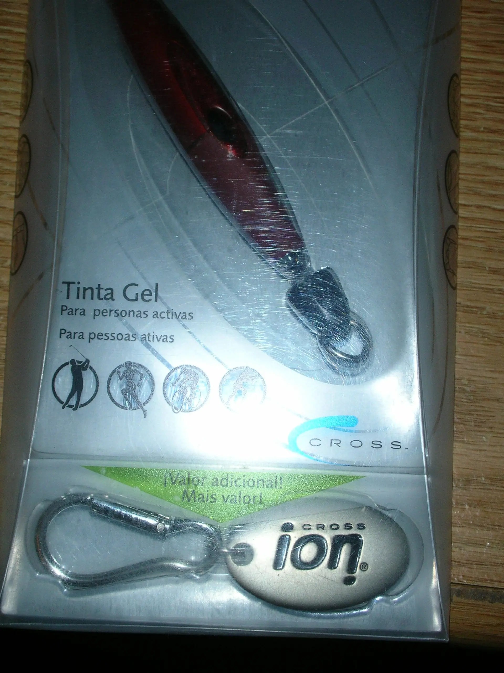 Cross Ion Pen Solar Red with Ion Key Chain Cross