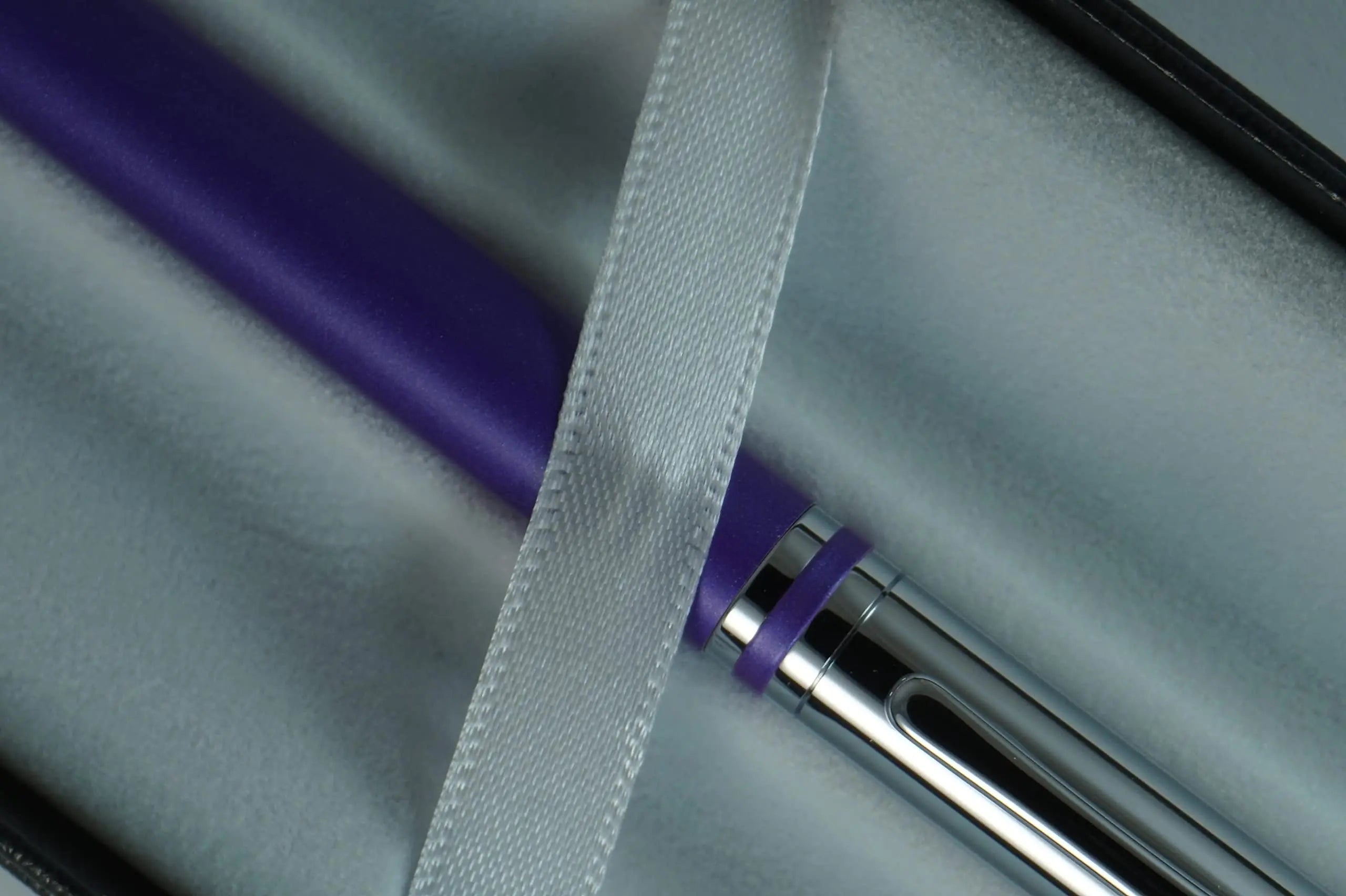 Cross Limited Collection Classic Avitar Matte Purple Barrel with Polished Chrome Appointments, and Matching Signature Mid Ring, Medium Point Luxury Gift Pen Cross