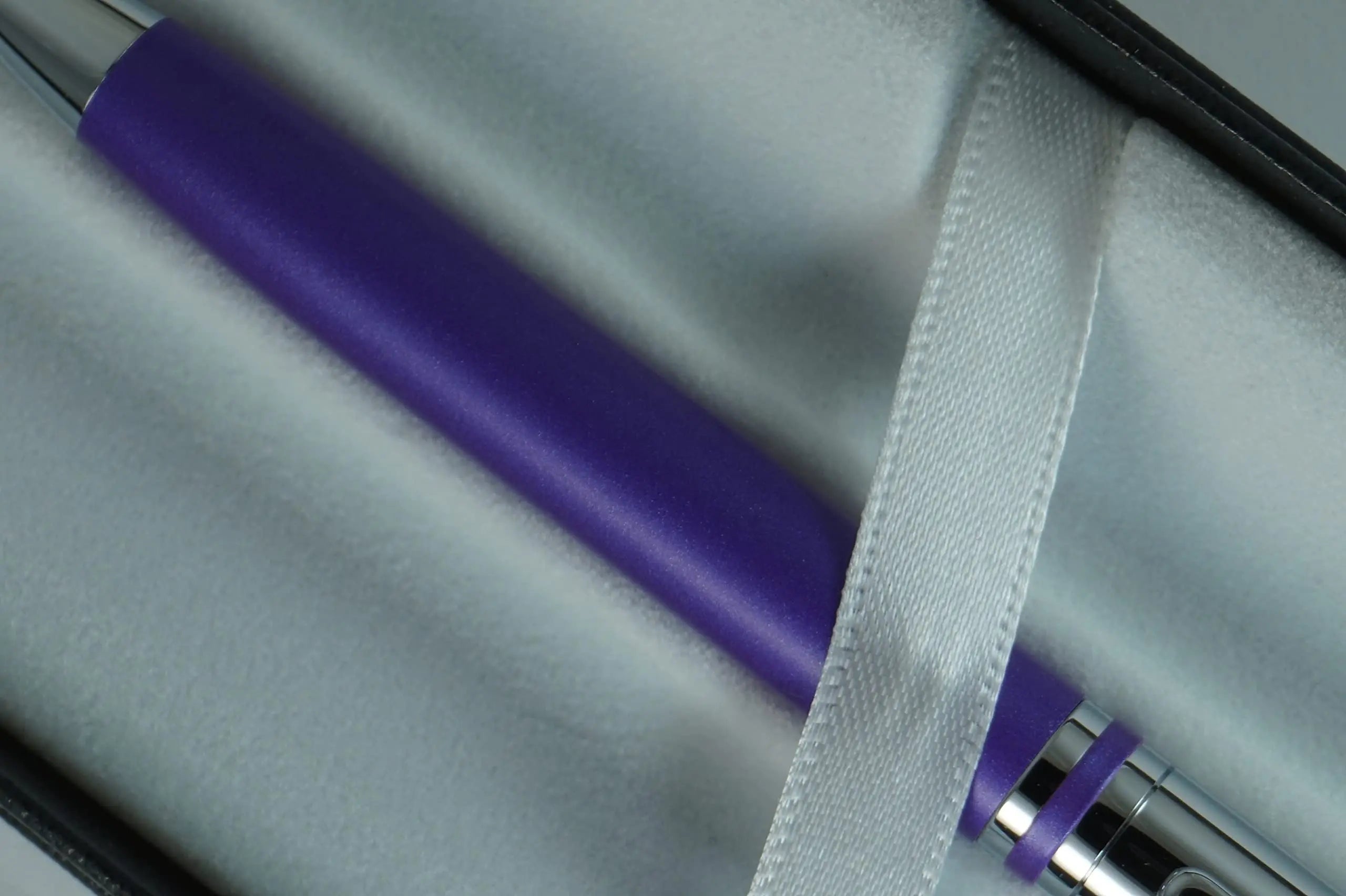 Cross Limited Collection Classic Avitar Matte Purple Barrel with Polished Chrome Appointments, and Matching Signature Mid Ring, Medium Point Luxury Gift Pen Cross