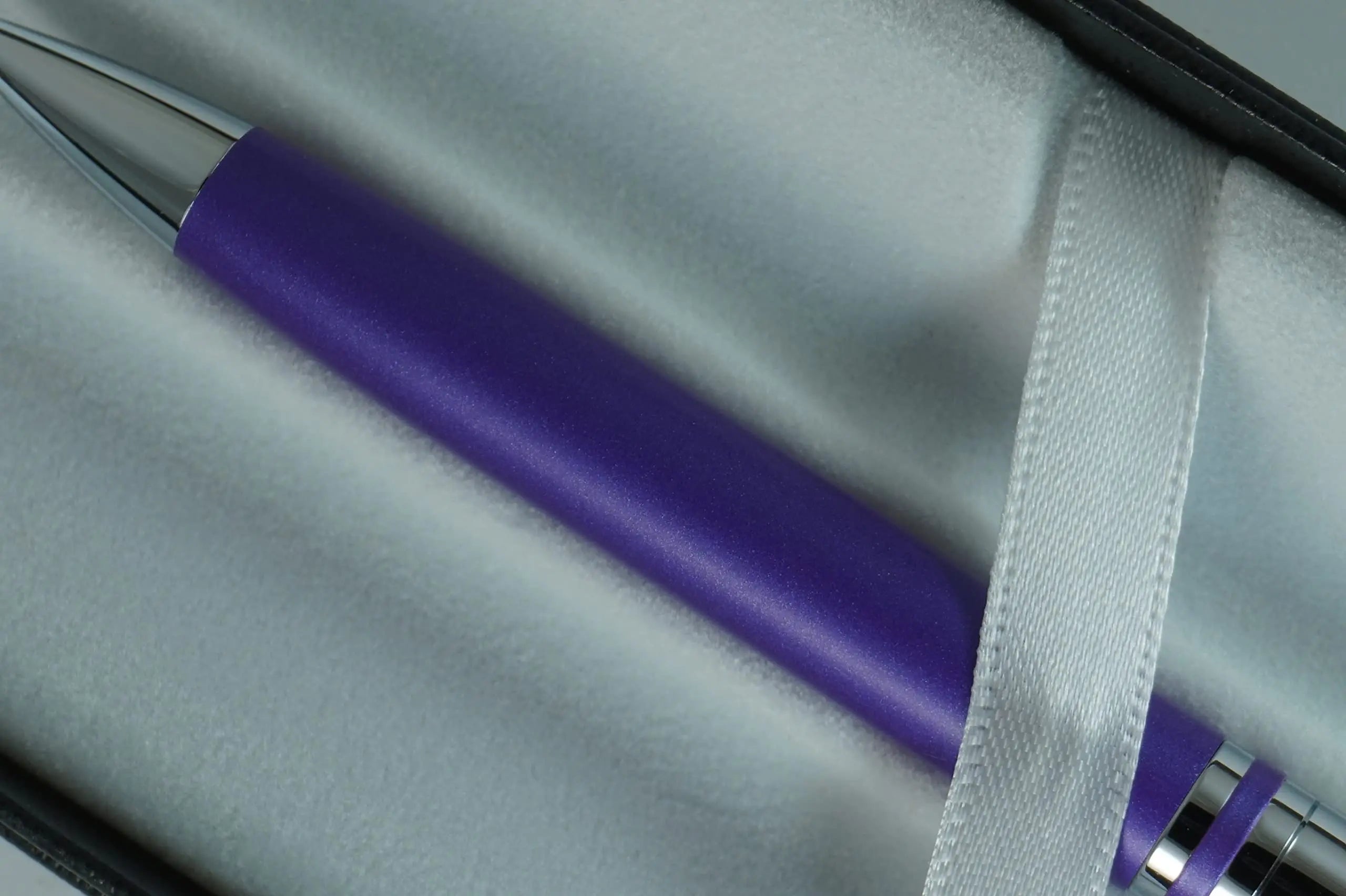 Cross Limited Collection Classic Avitar Matte Purple Barrel with Polished Chrome Appointments, and Matching Signature Mid Ring, Medium Point Luxury Gift Pen Cross