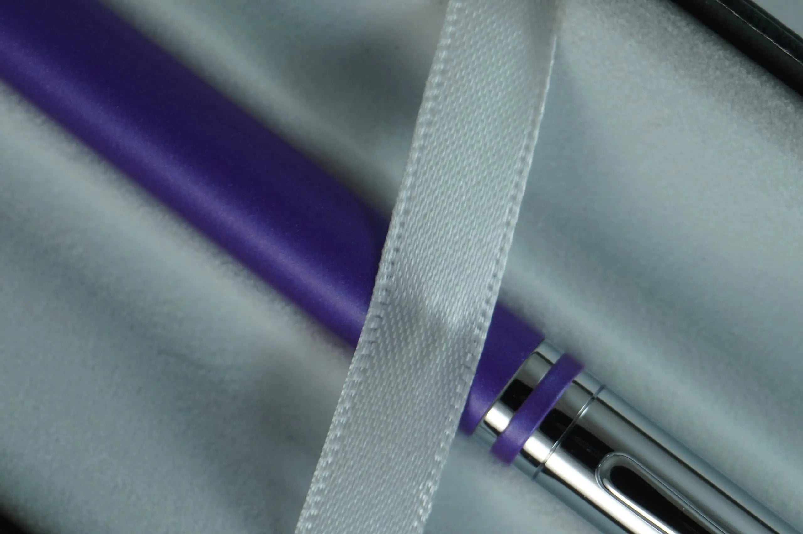 Cross Limited Collection Classic Avitar Matte Purple Barrel with Polished Chrome Appointments, and Matching Signature Mid Ring, Medium Point Luxury Gift Pen Cross