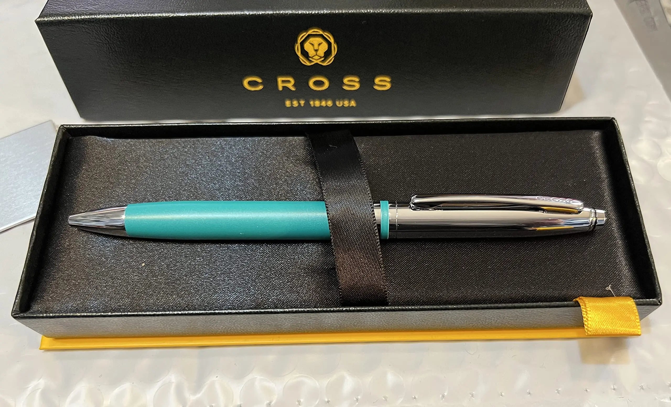 Cross Limited Collection Classic Avitar Matte TEAL Barrel with Polished Chrome AppointmentsMedium Point Luxury Gift Pen - crosspenmall.com