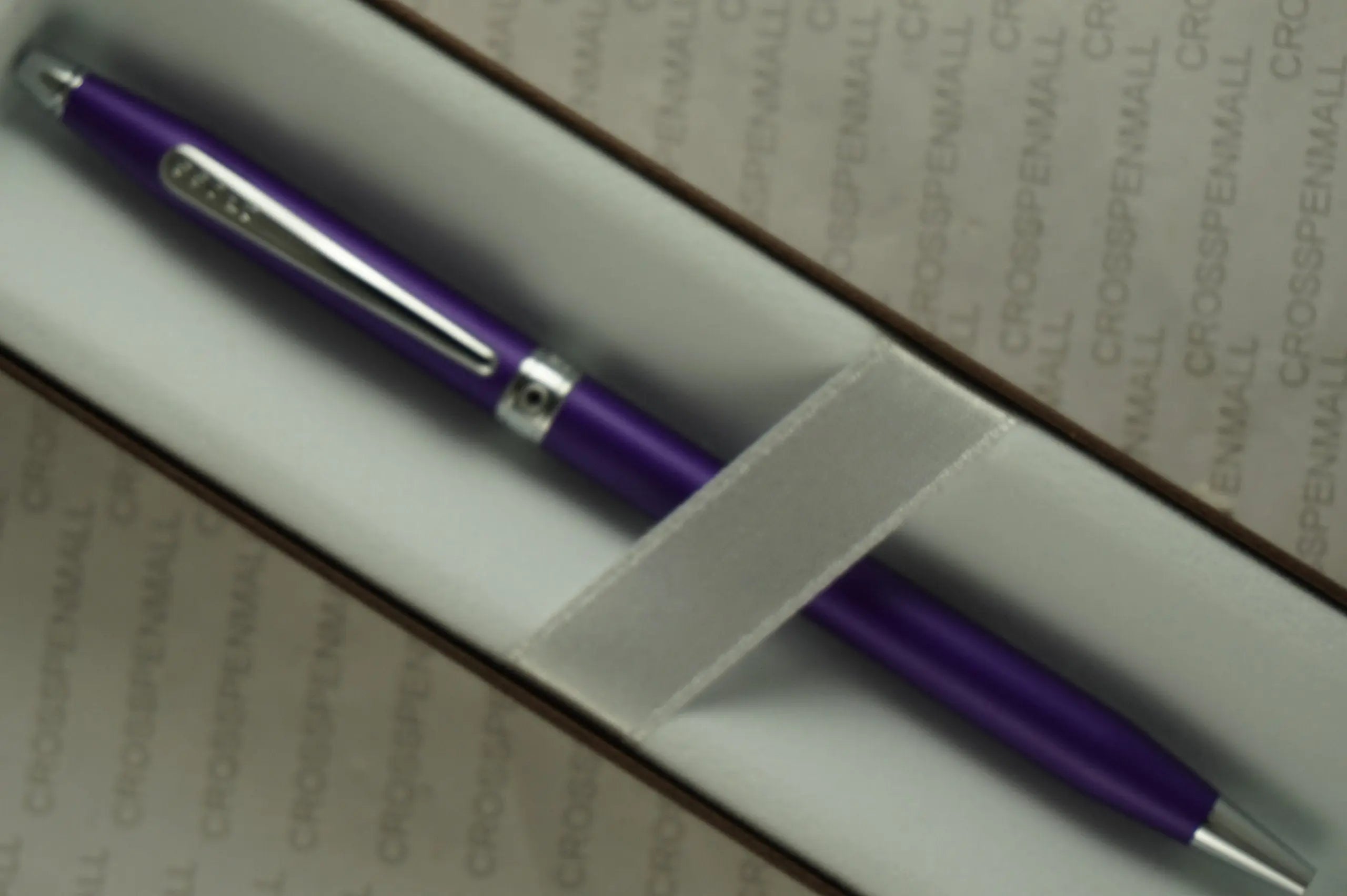 Cross Limited Series Century Classic Colors Tender Matte Splash of Pearlescent Violet Purple and Extremely Polished Appointments with Jewelry-Quality Center Band Medium Point Ballpoint Pen Cross