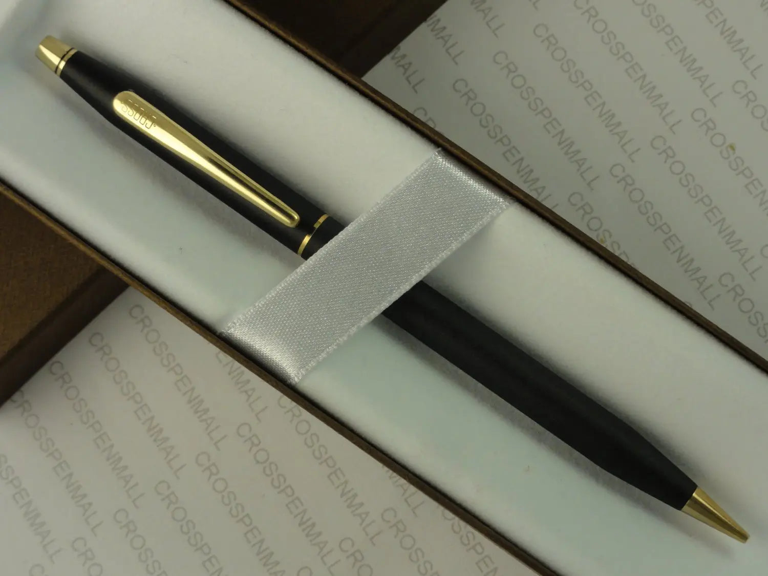 Cross Made in The USA Century Classic Satin Matte Black and 23k Gold with 0.9MM Lead Pencil - crosspenmall.com