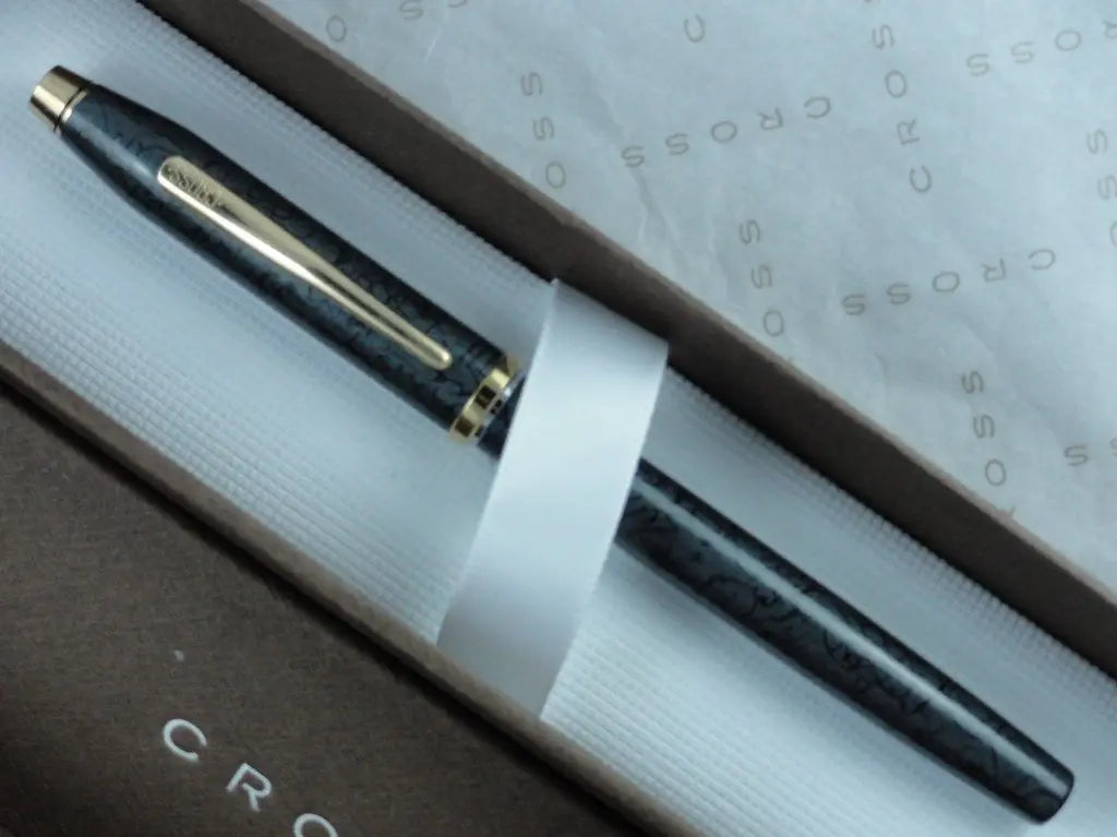 Cross Made in The USA Century II MIca Gray and 23k Gold Fountain Pen My Store