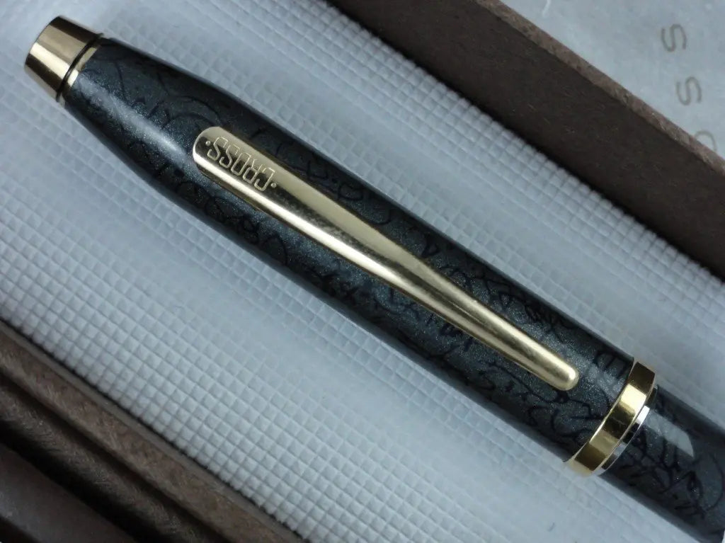 Cross Made in The USA Century II MIca Gray and 23k Gold Fountain Pen My Store