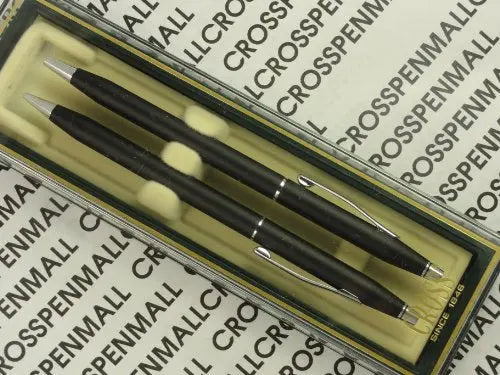 Cross Made in The USA Century Matte Satin Black Pen and 0.5MM Pencil Set - crosspenmall.com